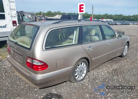 2002 Mercedes-Benz E 320 4M из США, поврежденный, VIN WDBJH82J22X070786